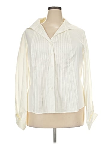 Lafayette 148 New York Long Sleeve Blouse (view 1)