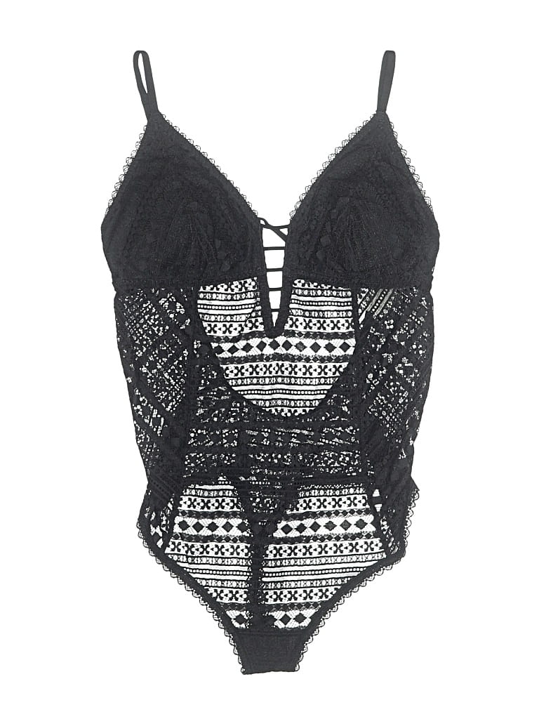 Pre-owned Gilly Hicks Bodysuit In Black