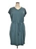32 Degrees Solid Teal Casual Dress Size XL - photo 1