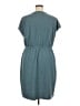 32 Degrees Solid Teal Casual Dress Size XL - photo 2