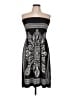 Venus 100% Polyester Graphic Black Cocktail Dress Size L - photo 1