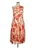 H&M 100% Polyester Tropical Orange Cocktail Dress Size XL - photo 1