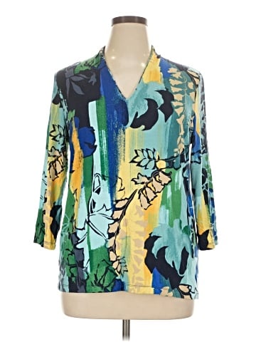 Chico's 3/4 Sleeve Blouse (view 1)