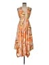 PrAna Tropical Orange Cocktail Dress Size M - photo 1