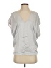 Helmut Lang Silver Short Sleeve Blouse Size P (petite) - photo 1