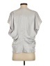 Helmut Lang Silver Short Sleeve Blouse Size P (petite) - photo 2