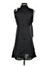 Theory 100% Polyester Black Casual Dress Size 0 - photo 2