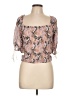 Free People Pink 3/4 Sleeve Blouse Size L - photo 1