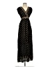 Lapogee 100% Rayon Polka Dots Black Casual Dress Size S - photo 1