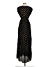 Lapogee 100% Rayon Polka Dots Black Casual Dress Size S - photo 2