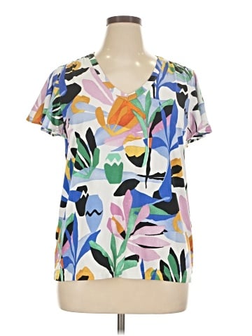 Chico's Short Sleeve Blouse (view 1)