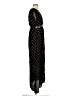 Lapogee 100% Rayon Polka Dots Black Casual Dress Size S - photo 4