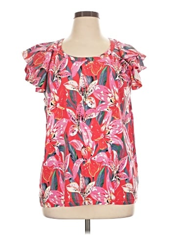 Chico's Short Sleeve Blouse (view 1)
