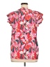 Chico's Pink Short Sleeve Blouse Size XL (3) - photo 2