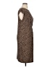 Talbots Animal Print Brown Casual Dress Size XL Petite - photo 4