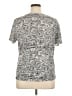 Chico's Silver Short Sleeve Henley Size XL (3) - photo 2