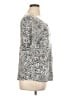 Chico's Silver Short Sleeve Henley Size XL (3) - photo 4