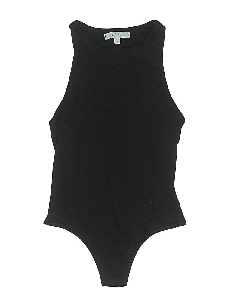 Pre-owned Gaze Bodysuit In Black