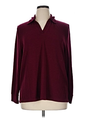 Cuddl Duds Long Sleeve Polo (view 1)
