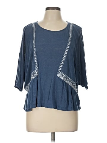 Akemi + Kin 3/4 Sleeve Top (view 1)