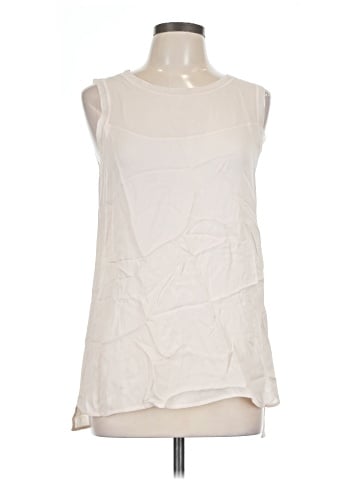 Vince. Sleeveless Silk Top (view 1)