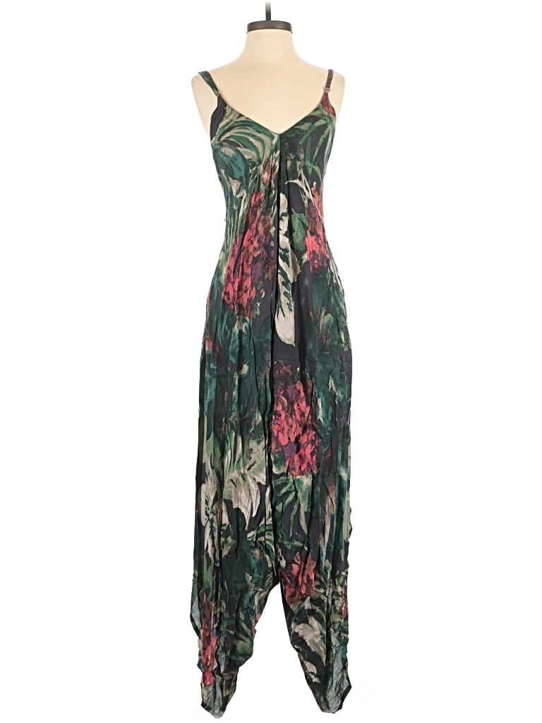 Pre-owned World Market Jumpsuit In Green