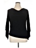 Comma Design Black 3/4 Sleeve Top Size 1XL - photo 1