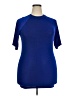 Elio Blue Short Sleeve Top Size XXL - photo 1