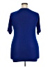 Elio Blue Short Sleeve Top Size XXL - photo 2