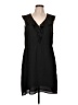 BCBGeneration 100% Polyester Solid Black Casual Dress Size L - photo 1