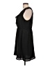 BCBGeneration 100% Polyester Solid Black Casual Dress Size L - photo 5