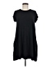 Soprano Solid Black Casual Dress Size M - photo 1