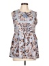 FRYE Blue Sleeveless Blouse Size L - photo 1