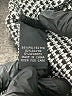 AGB Houndstooth Gray Turtleneck Sweater Size L - photo 8