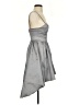 B. Darlin Metallic Silver Cocktail Dress Size 5 - 6 - photo 4
