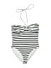 A.L.C. Stripes Ivory Two Piece Swimsuit Size XL - photo 1
