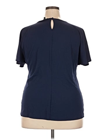 Universal Standard Short Sleeve Blouse (view 2)