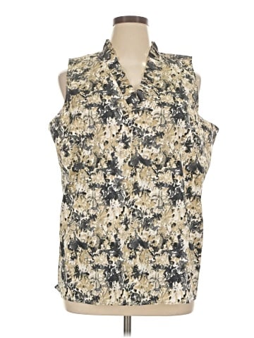 D&Co. Sleeveless Button-Down Shirt (view 1)