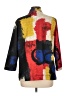 MULTIPLES Print Red Coat Size L - photo 2