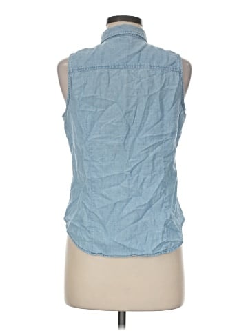J.Crew Factory Store Sleeveless Button-Down Shirt (view 2)
