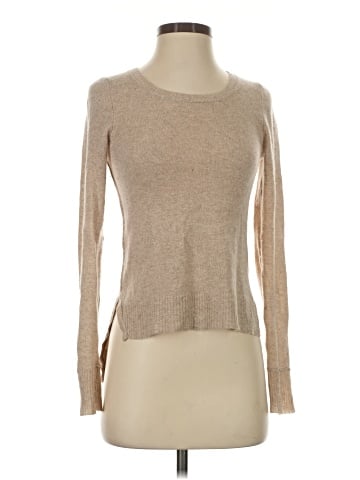 Aqua Cashmere Pullover Sweater (view 1)