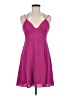 Express 100% Polyester Solid Pink Cocktail Dress Size 8 - photo 1