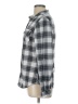Passport 100% Polyester Plaid Gray Long Sleeve Blouse Size L - photo 5