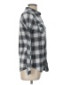 Passport 100% Polyester Plaid Gray Long Sleeve Blouse Size L - photo 4