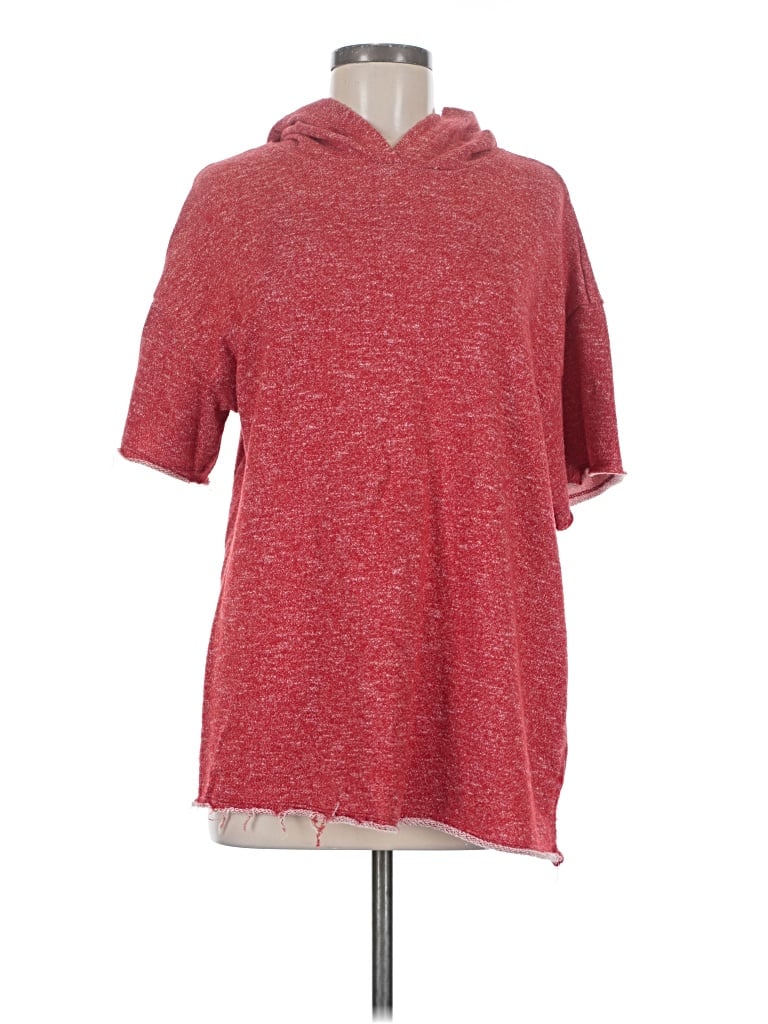 Pre-owned Lularoe Poncho In Red