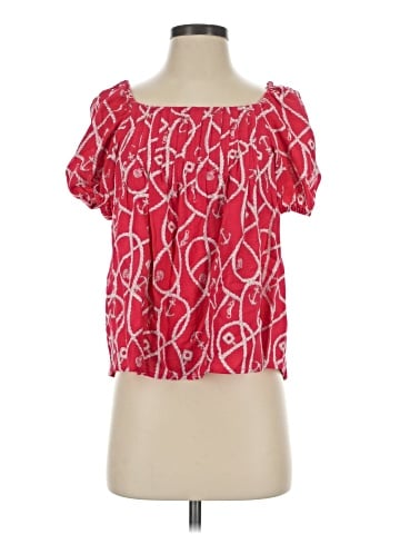 Land' n Sea Short Sleeve Blouse (view 1)