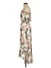 Drew 100% Polyester Floral Tan Cocktail Dress Size XS - photo 5