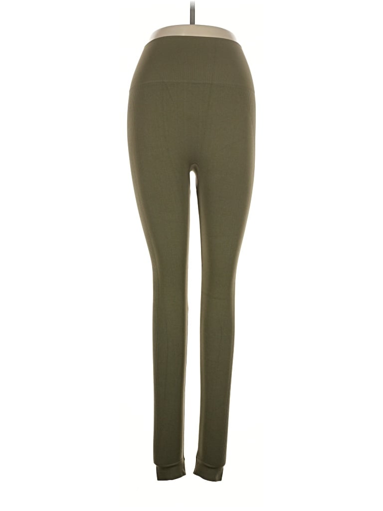 Pre-owned Set Active Active Pants In Green