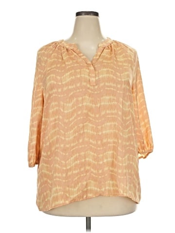 Simply Vera Vera Wang 3/4 Sleeve Blouse (view 1)