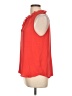 Violet & Claire 100% Polyester Red Sleeveless Blouse Size L - photo 5